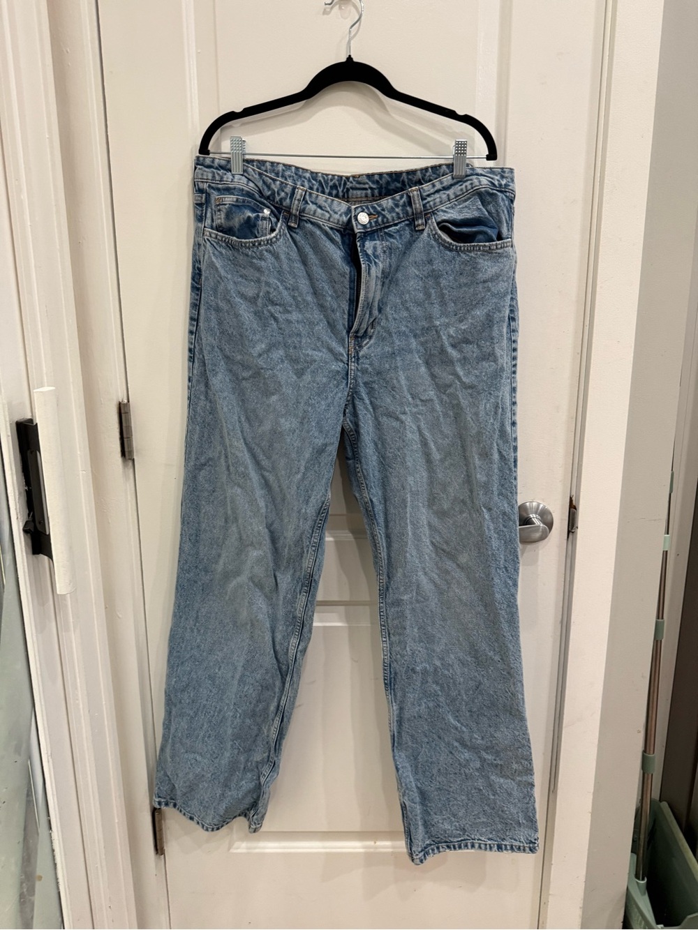 Wide leg Light Blue Jeans